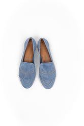 Anima GD612 Mocassino Camoscio Jeans